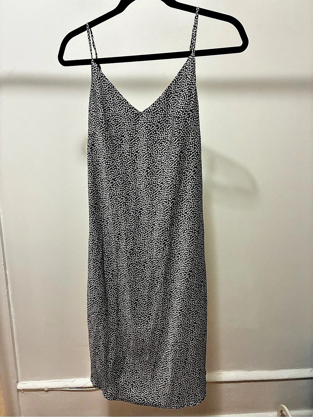Audrey 3+1 Animal Print Maxi Dress in Black & White Like New